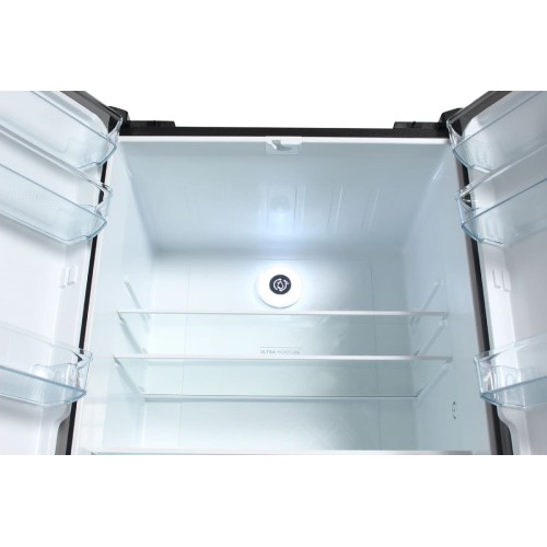 Холодильник Hyundai CM5005F черное стекло