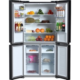 Холодильник Hyundai CM5005F черное стекло