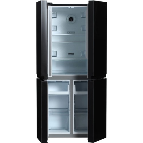 Холодильник Hyundai CM5005F черное стекло