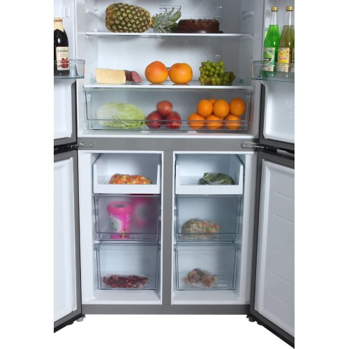 Холодильник Hyundai CM5005F черное стекло