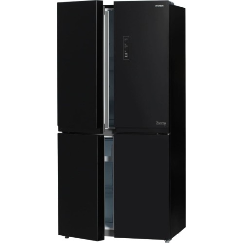 Холодильник Hyundai CM5005F черное стекло
