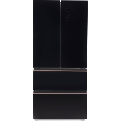 Холодильник Hyundai CM55043F черное стекло