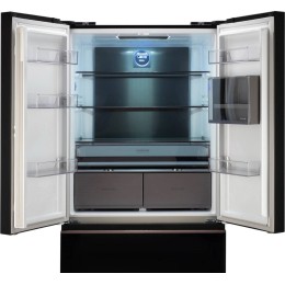 Холодильник Hyundai CM55043F черное стекло