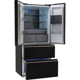 Холодильник Hyundai CM55043F черное стекло