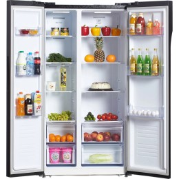 Холодильник Hyundai CS5003F черная сталь