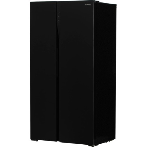 Холодильник Hyundai CS5003F черное стекло