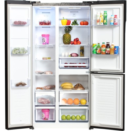 Холодильник Hyundai CS5073FV черная сталь