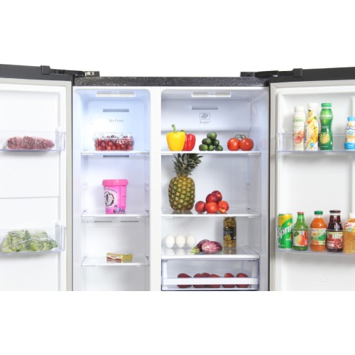 Холодильник Hyundai CS5073FV черная сталь