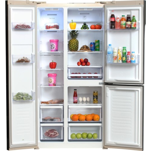 Холодильник Hyundai CS6073FV шампань