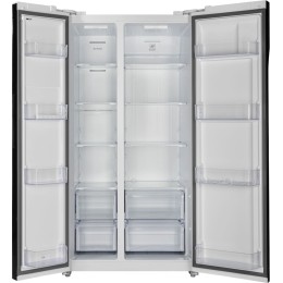 Холодильник Hyundai CS6503FV белое стекло