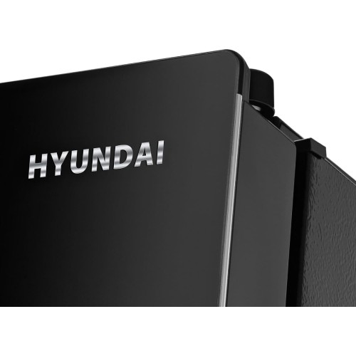 Холодильник Hyundai CS6503FV черное стекло