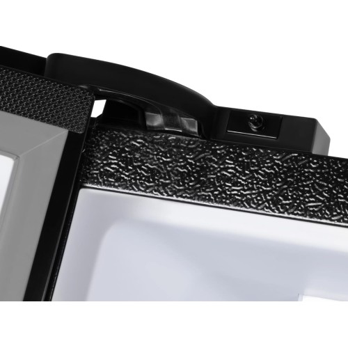 Холодильник Hyundai CS6503FV черное стекло