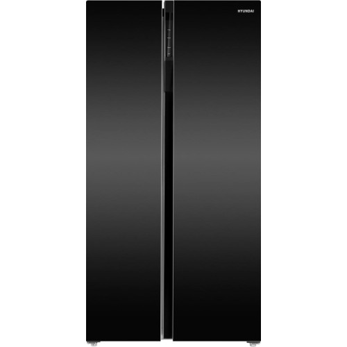 Холодильник Hyundai CS6503FV черное стекло