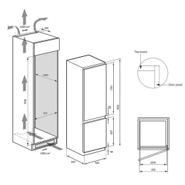 Встраиваемый холодильник Kaiser EKK 60193