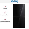 Четырехдверный холодильник Korting KNFM 81787 GN