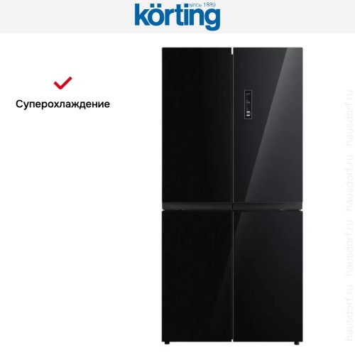 Четырехдверный холодильник Korting KNFM 81787 GN