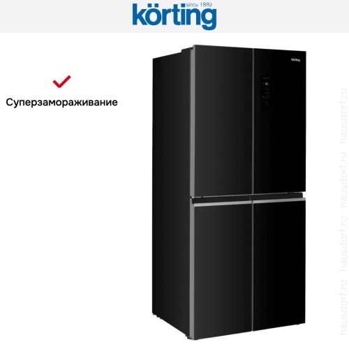 Четырехдверный холодильник Korting KNFM 84799 GN