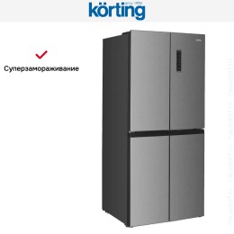 Четырехдверный холодильник Korting KNFM 84799 X