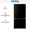 Четырехдверный холодильник Korting KNFM 94899 GN