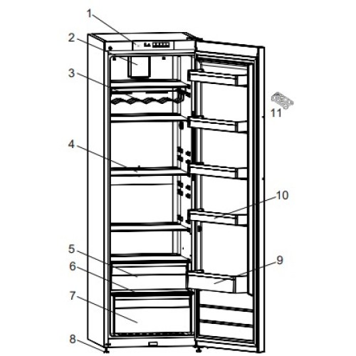 Холодильник Korting KNF 1857 N