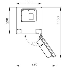 Холодильник Korting KNFC 62029 GN