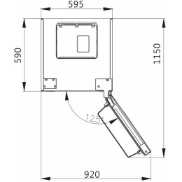 Холодильник Korting KNFC 62029 W