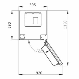 Холодильник Korting KNFC 62029 XN