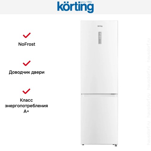 Холодильник Korting KNFC 62029 W