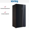 Холодильник Side-By-Side Korting KNFS 91797 GN