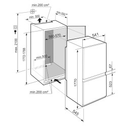 Встраиваемый холодильник Liebherr ICSe 5122 Plus