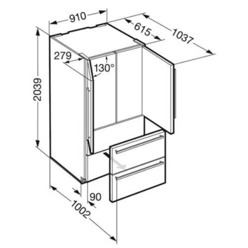 Холодильник Liebherr CNes 6256 PremiumPlus NoFrost