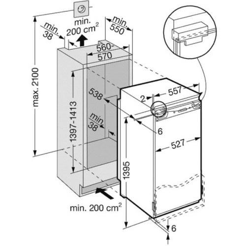 Холодильник Liebherr IKB 2810 Premium BioFresh