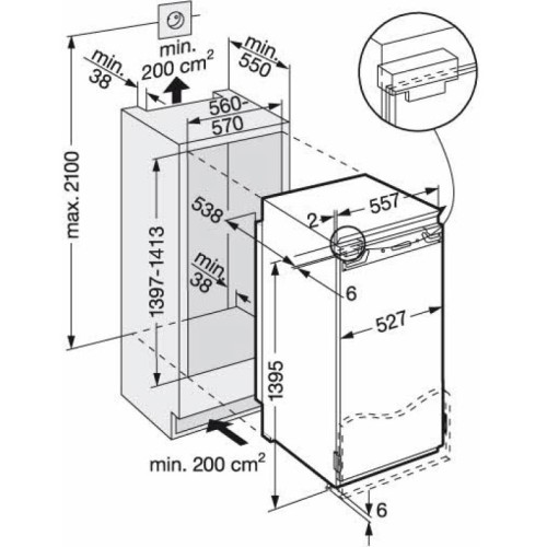Холодильник Liebherr IKB 2820 Premium BioFresh
