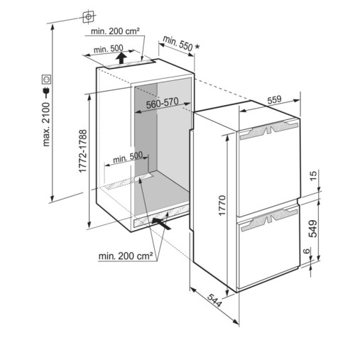 Холодильник Liebherr ICBP 3266 Premium BioFresh