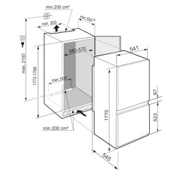 Встраиваемый холодильник Liebherr ICBSd 5122 Plus
