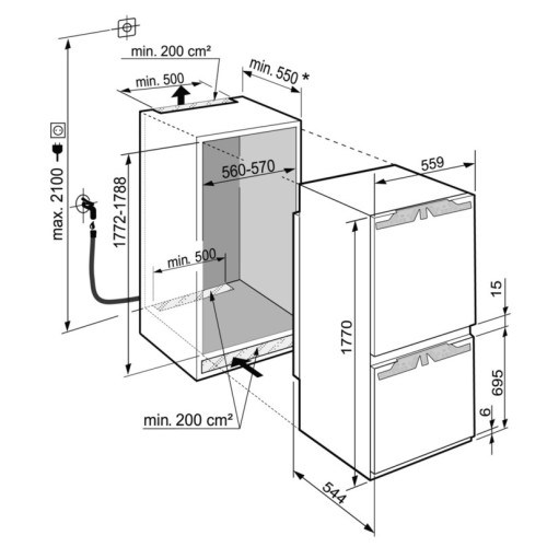 Холодильник Liebherr ICN 3386