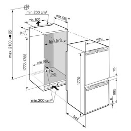 Холодильник Liebherr ICNP 3366 Premium NoFrost
