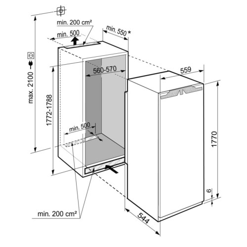 Холодильник Liebherr IKF 3514 Comfort