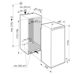 Встраиваемый холодильник Liebherr IRe 5100 Pure