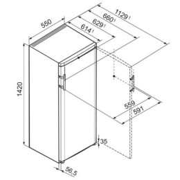 Холодильник Liebherr K 2814 Comfort