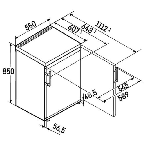 Холодильник Liebherr Rdgd 1400 Pure