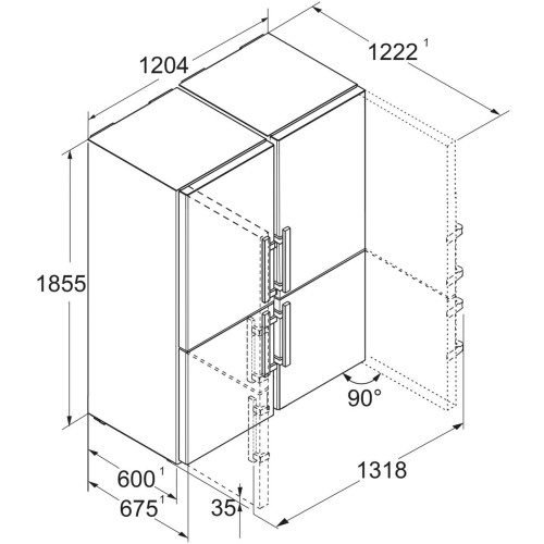 Холодильник Liebherr XCCSD5250