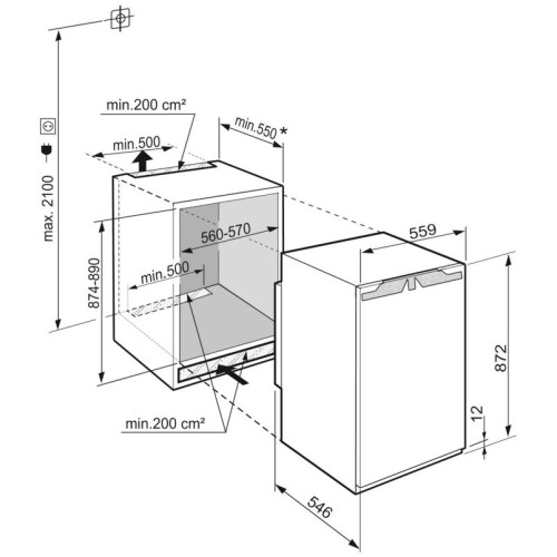 Встраиваемая морозильная камера Liebherr IFe 3904 Pure