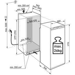 Встраиваемая морозильная камера Liebherr SIFNAe 5188 Peak