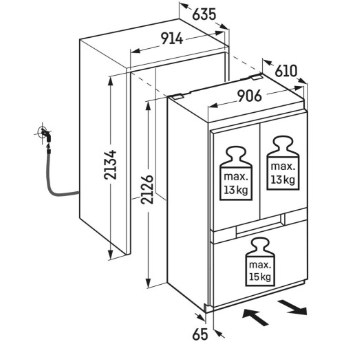 Встраиваемый холодильник Liebherr ECBNei 9972 BioFresh NoFrost
