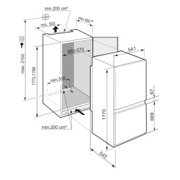 Встраиваемый холодильник Liebherr ICSe 5103 Pure