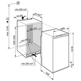 Встраиваемый холодильник Liebherr IRBd 4150 Prime BioFresh