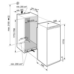Встраиваемый холодильник Liebherr IRBd 5150 Prime