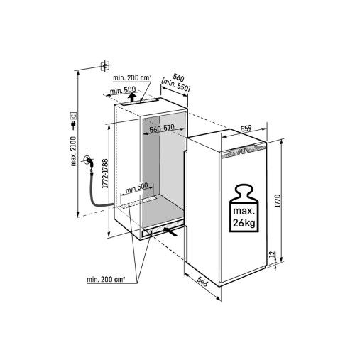 Встраиваемый холодильник Liebherr IRBdi 5180 Peak