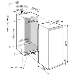 Встраиваемый холодильник Liebherr IRBe 5120 Plus